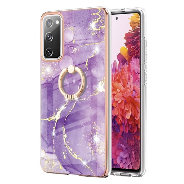 Marmormotiv Samsung Galaxy S20 FE 2022 / Samsung Galaxy S20 FE 5G / Samsung Galaxy S20 FE skal - Lila Marmordimma Lila