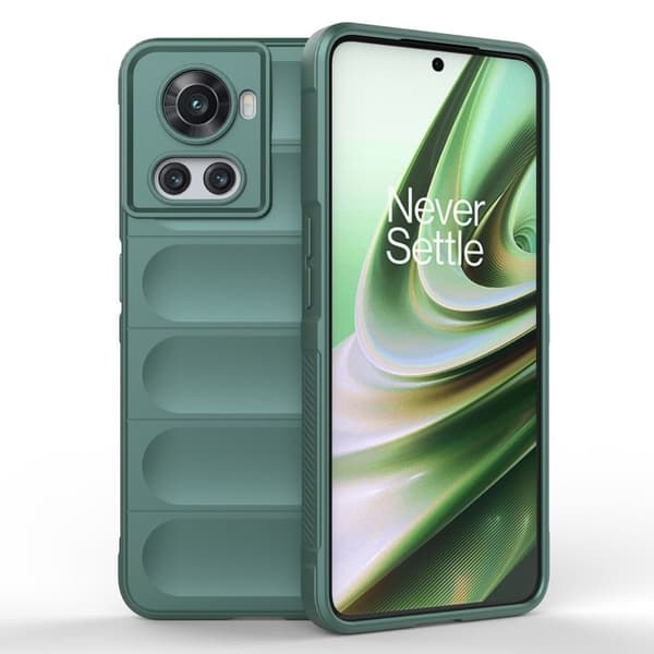 Blødt grebsformet cover til OnePlus 10R / OnePlus Ace - Grøn Green