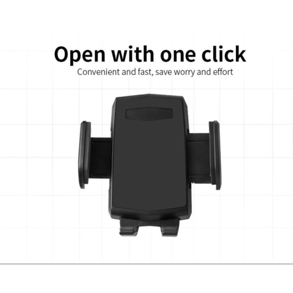 360 degree winshield phone mount bracket Black