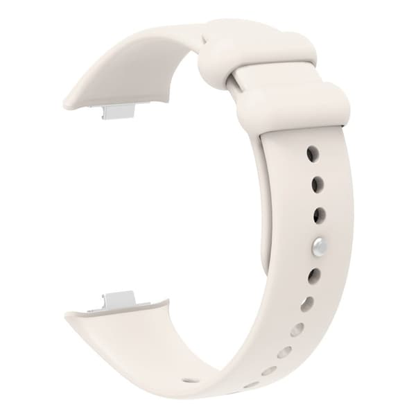 Xiaomi Smart Band 8 Pro ensfarget silikonarmbånd - Aprikos White