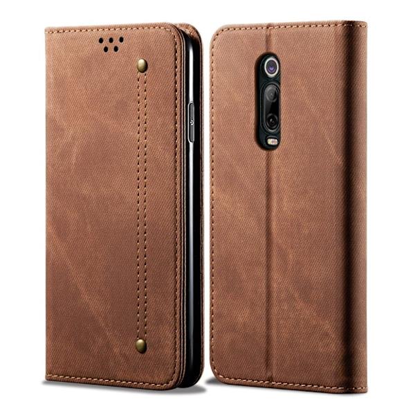 Jeans Xiaomi Redmi K20 Pro etui - Kaffe Brown