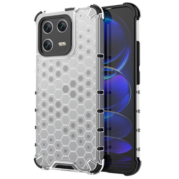 Bofink Honeycomb Xiaomi 13 Etui - Grå Silver grey