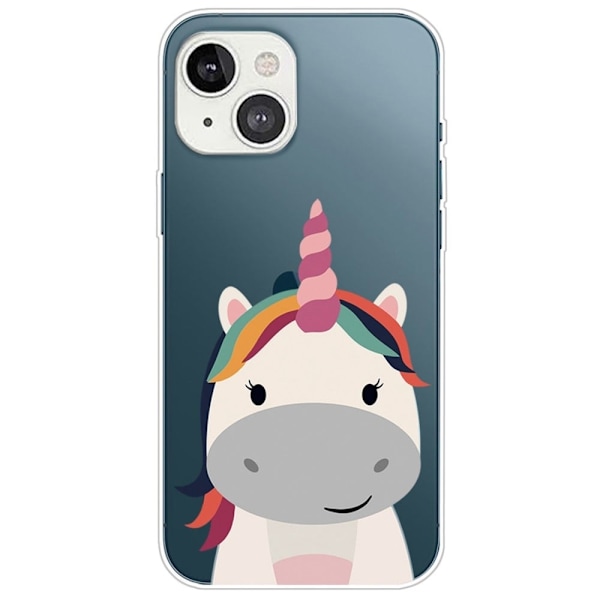 Deco iPhone 14 Plus kotelot - Hevonen Multicolor