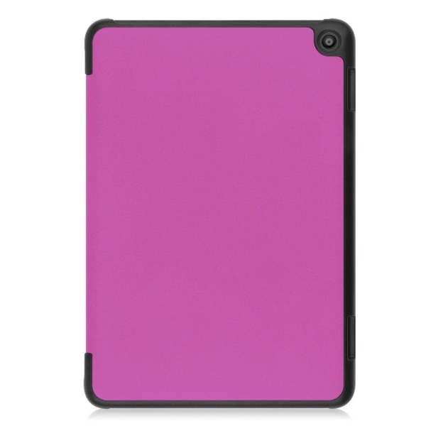 Tri-fold læder stativ taske til Amazon Fire 8 HD (2022) - Rose Pink