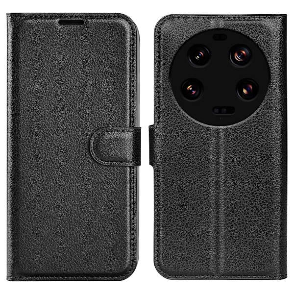 Klassisk Xiaomi 13 Ultra Flip Etui - Sort Black