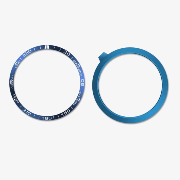 Garmin Fenix 7S metal bezel ring - Blue Blå