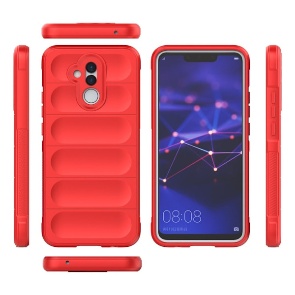Blødt grebsformet cover til Huawei Mate 20 Lite - Rød Red