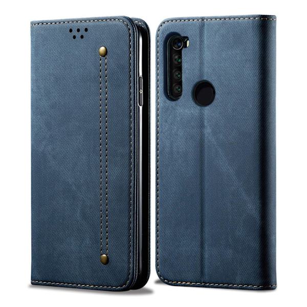Jeans Xiaomi Redmi Note 8 Flip kotelot - Sininen Blue