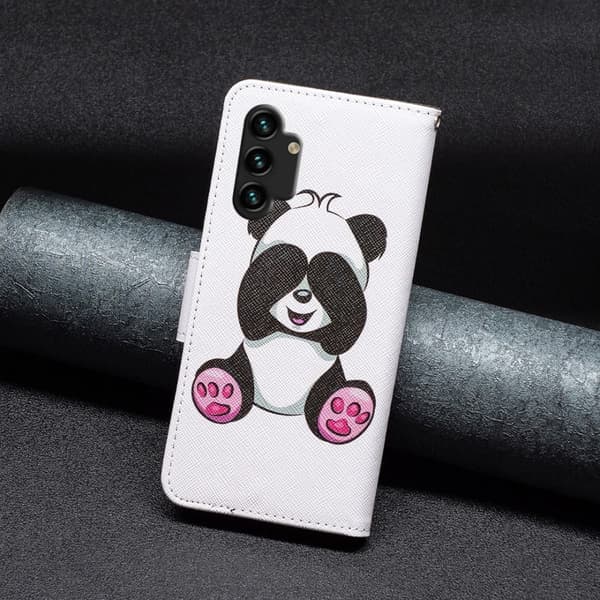 Wonderland Samsung Galaxy A13 4G Flippetui - Panda White
