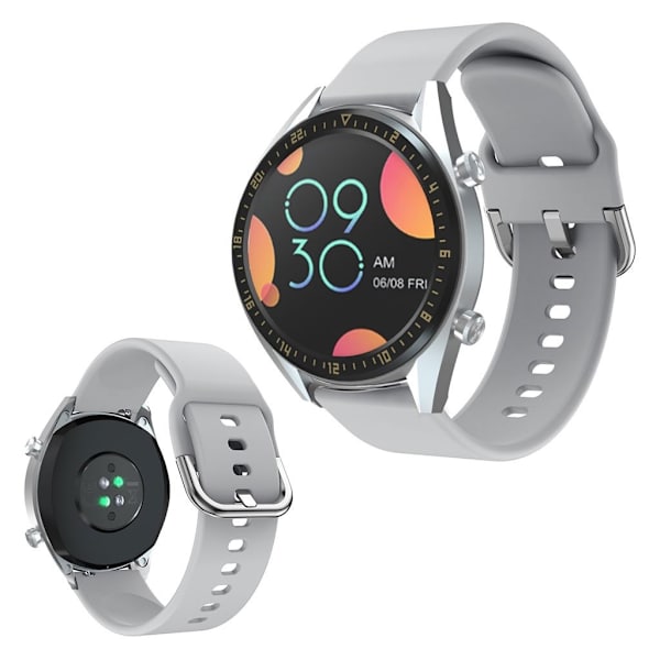 Huawei Watch GT hållbar silikon klockarmband - grå Silvergrå