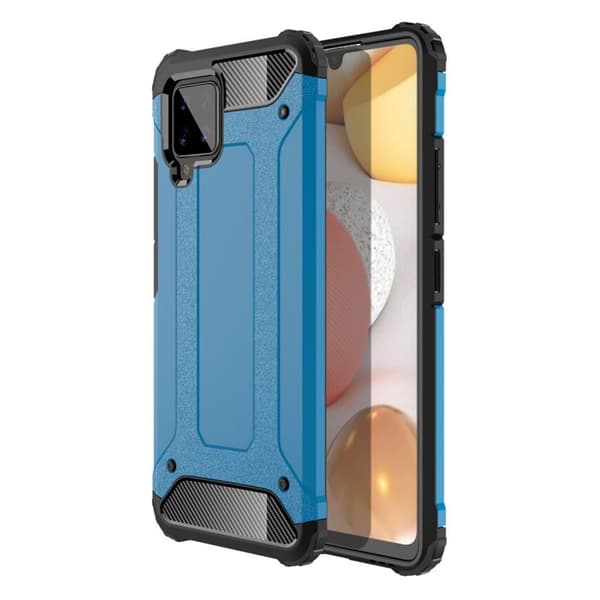 Armour Guard Etui Samsung Galaxy A42 5g - Babyblå Blue
