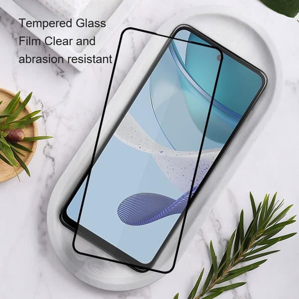 2 pcs AMORUS extra strong glass screen protector for Motorola Moto G50 Transparent