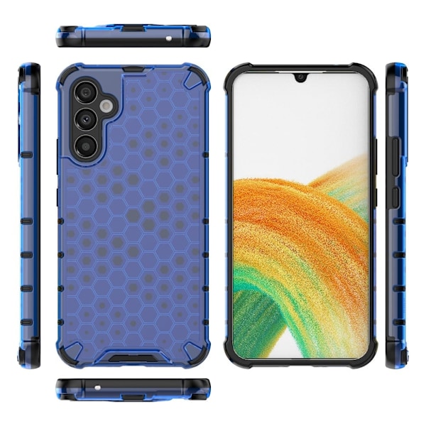 Bofink Honeycomb Samsung Galaxy A34 5G skal - Blå Blå