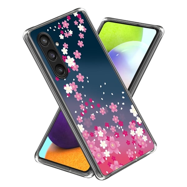 Deco Samsung Galaxy A25 cover - Lyserøde Blomster Pink