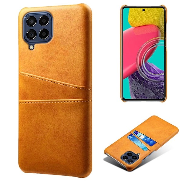 Samsung Galaxy M53 5G skal med korthållare - Orange Orange