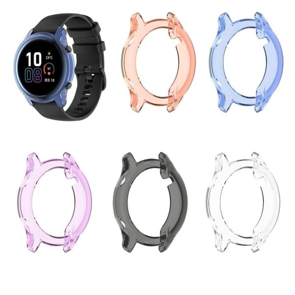 Honor MagicWatch 2 42mm kestävä kotelo - Läpinäkyvä Oranssi Orange