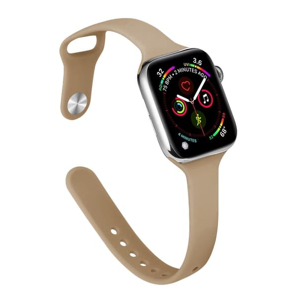 Apple Watch 49mm / 45mm / 44mm / 42mm Urremme Slim Band - Valnød Brown