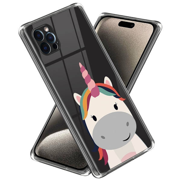 Deco iPhone 16 Pro Max skal - Häst Rosa