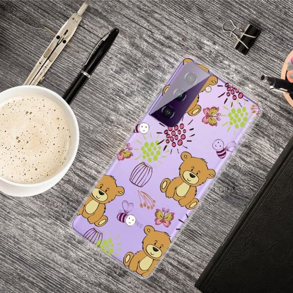 Deco Samsung Galaxy S21 FE Etui - Bjørn Brown