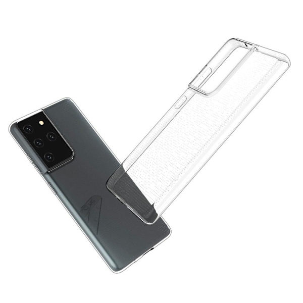 Erittäin ohut läpinäkyvä kotelo Samsung Galaxy S21 Ultra 5G:lle Transparent