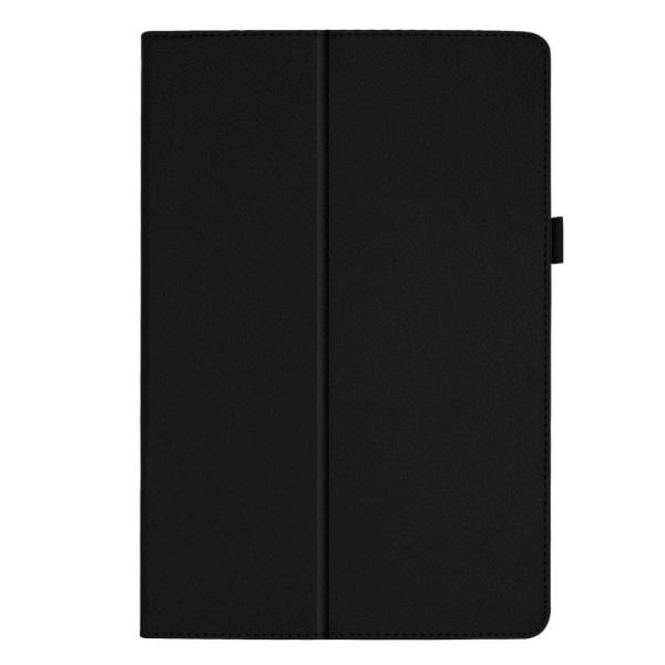 Samsung Galaxy Tab A 10.1 (2019) litchi leather case - Black Svart