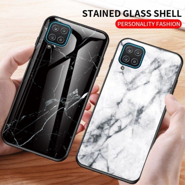 Fantasy Marble Samsung Galaxy A12 5G cover - hvidt marmor White