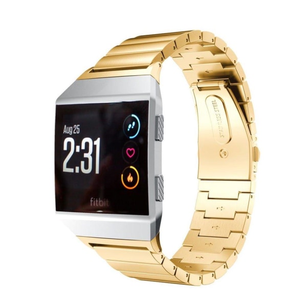 Fitbit Ionic Modernt rostfritt stål klockband - Guld Guld