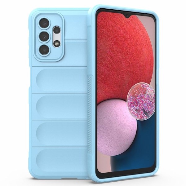 Blødt grebsformet cover til Samsung Galaxy A13 4G - Blå Blue