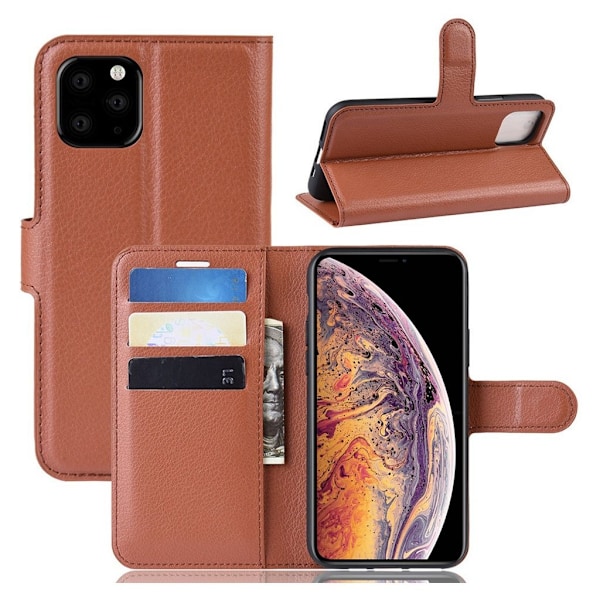 Classic iPhone 11 Pro Max kotelot - Ruskea Brown