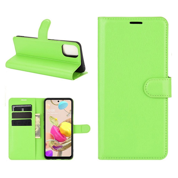 Classic LG K42 flip etui - grøn Green