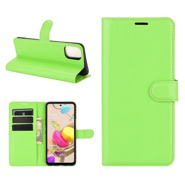 Classic LG K42 flip kuoret - Vihreä Green