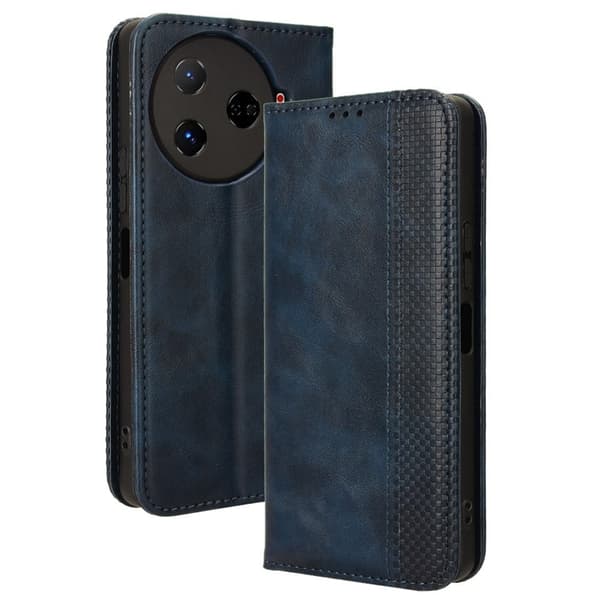 Bofink Vintage Tecno Camon 30 Pro læderetui - Blå Blue