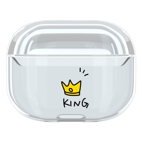 Airpods Pro Søt Mønster Etui - Kong White