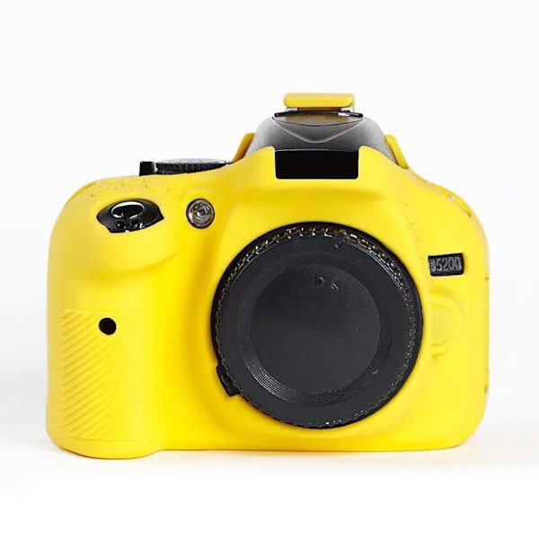 Nikon D5200 / D5100 silikoneovertræk - Gul Yellow