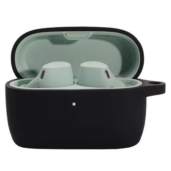 Jabra Elite 4 silikonisuojus soljella - Musta Black