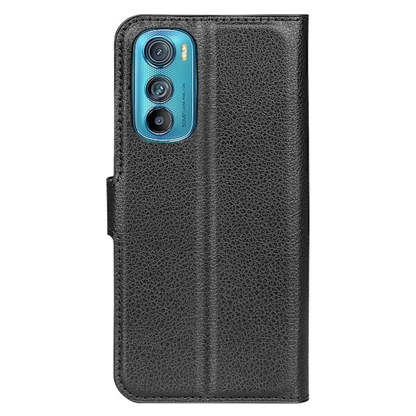 Klassisk Motorola Edge 30 flip etui - Sort Black