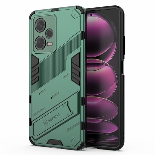 Stöttåligt Xiaomi Redmi Note 12 Pro hybridskal - Grön Grön