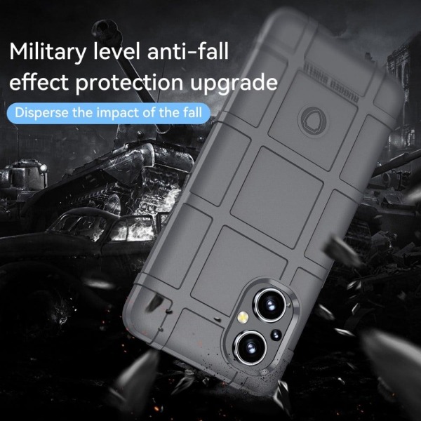 Rugged Shield Etui OnePlus Nord N20 5G - Grå Silver grey