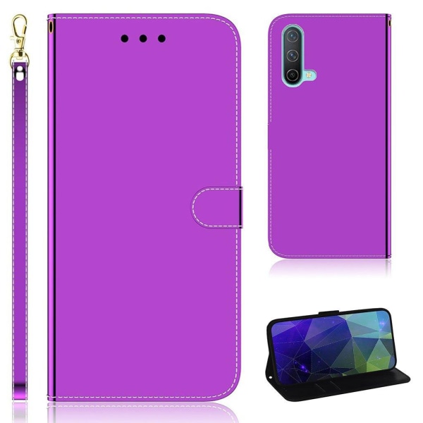 Mirror OnePlus Nord CE 5G Läppäkotelo - Violetti Purple