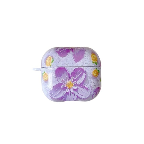 Lenovo LP40 LivePods cute designs case - Purple Flower Purple