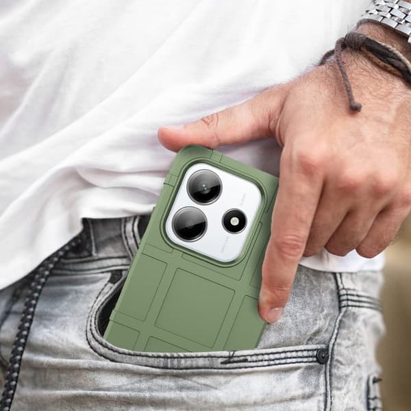 Rugged Shield Xiaomi Redmi Note 14 5G deksel - Grønn Green