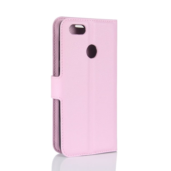 Huawei P9 Lite Mini Huawei P9 Lite Mini Vikbart läder fodral - Ljus rosa Rosa