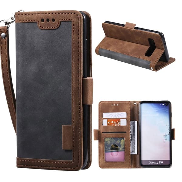 Surburbian Samsung Galaxy S10 flip etui - Grå Silver grey