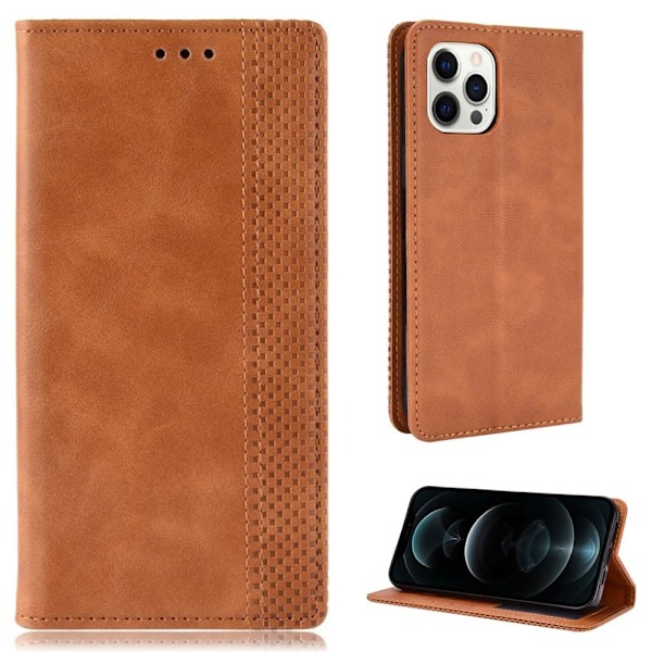 Bofink Vintage iPhone 13 Mini Læretui - Brun Brown