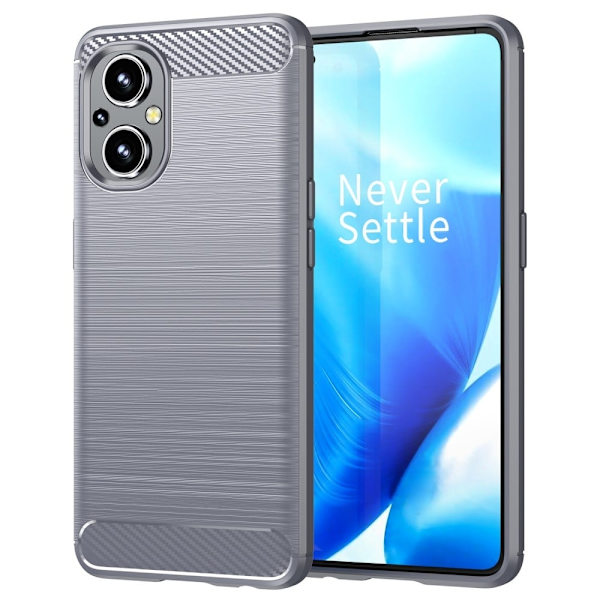 Carbon Flex OnePlus Nord N20 5G skal - Silver/Grå Silvergrå