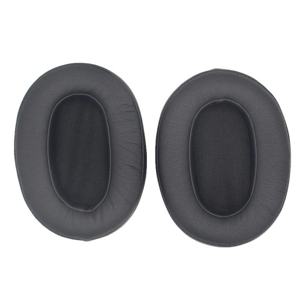 1 Pair Sony WH-XB900N JZF-365 leather earpads - Black Svart