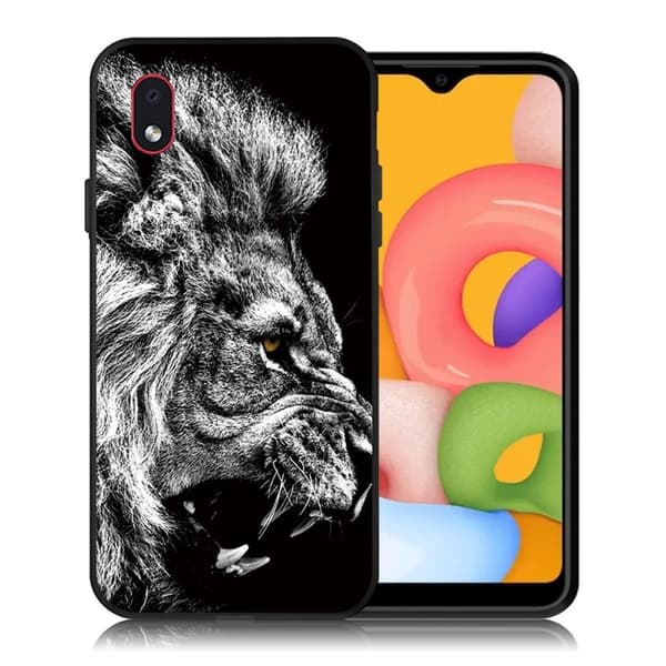 Imagine Samsung Galaxy A01 Core skal - Silver/Grå Silvergrå