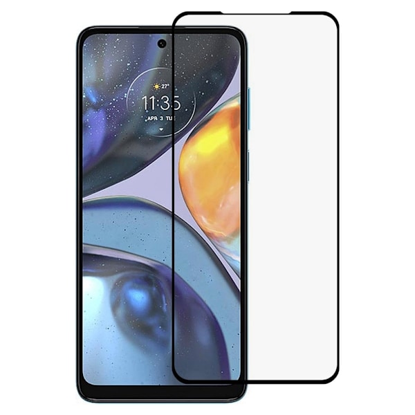 Motorola Moto G22 kosketusherkkä ja temperoitu suojalasi Transparent