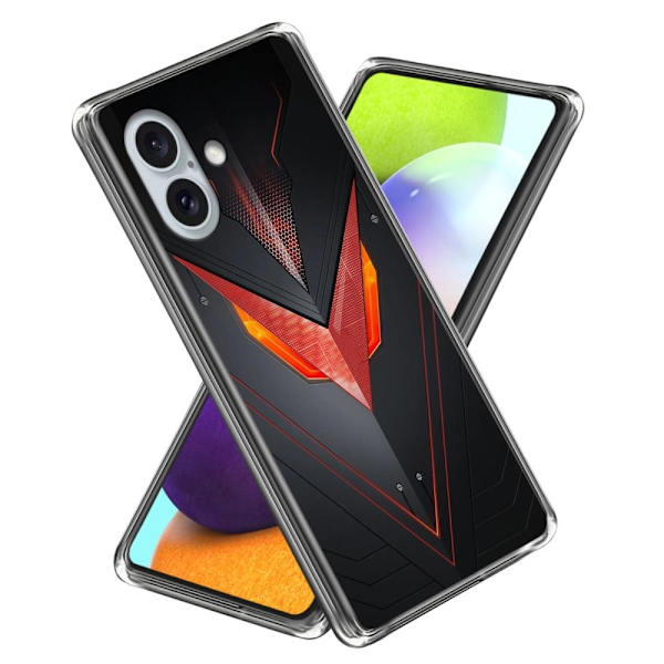 Vibe iPhone 16 -kansi - Tyyli J Red
