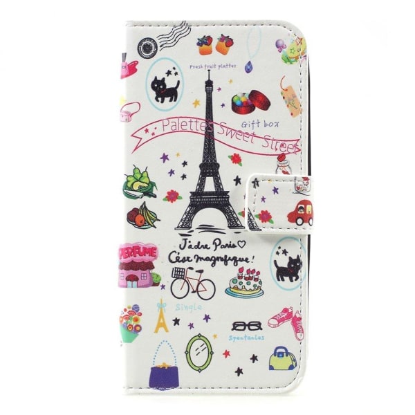 Motorola Moto C etui med unik motiv - Pailetter Multicolor